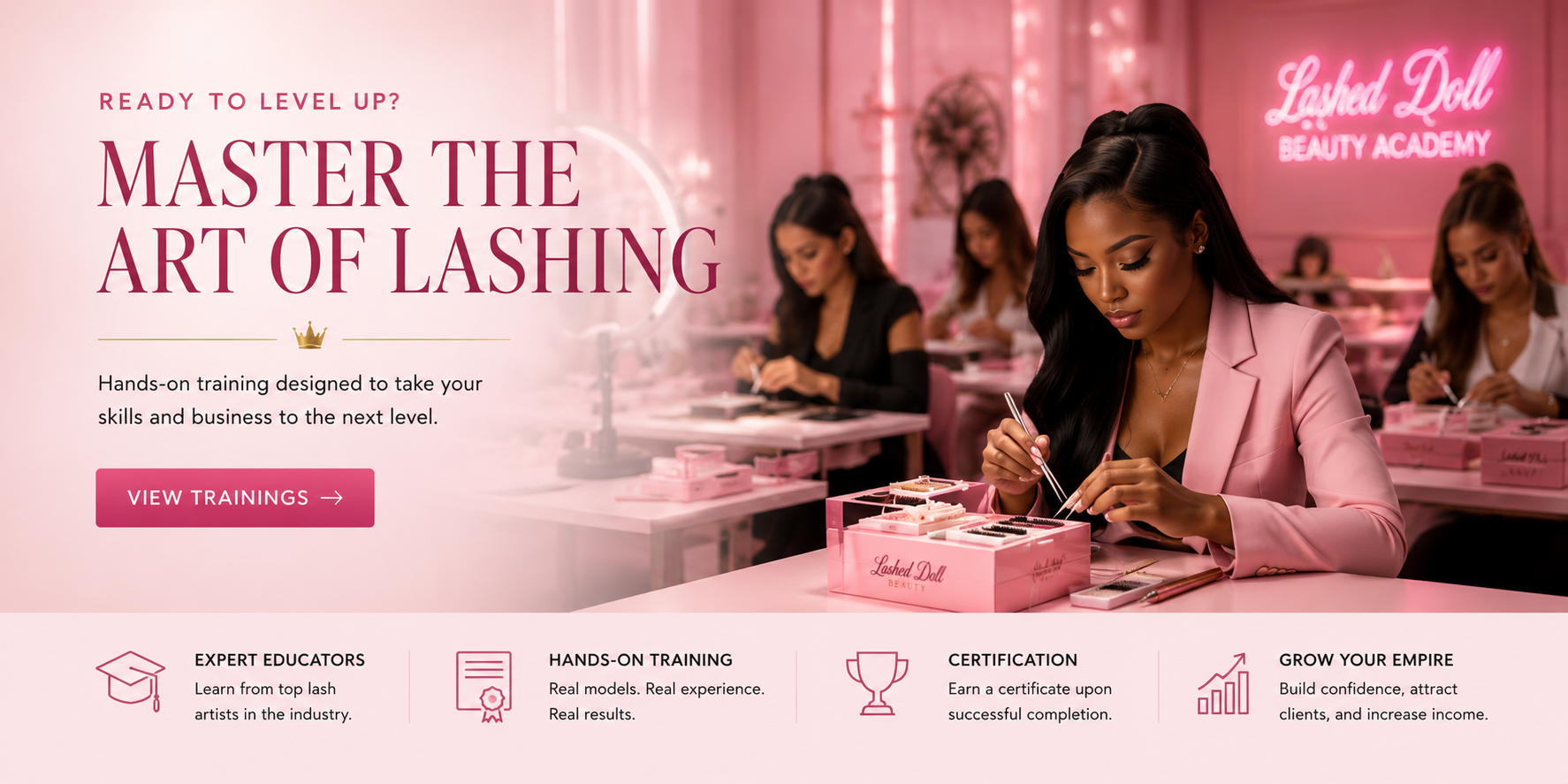 Lashed Doll Beauty banner